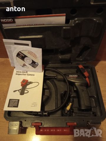 ИНСПЕКЦИОННА КАМЕРА ЗА ТРЪБИ И КАНАЛИ RIDGID MICRO CA-25, снимка 1 - Куфари с инструменти - 46572076