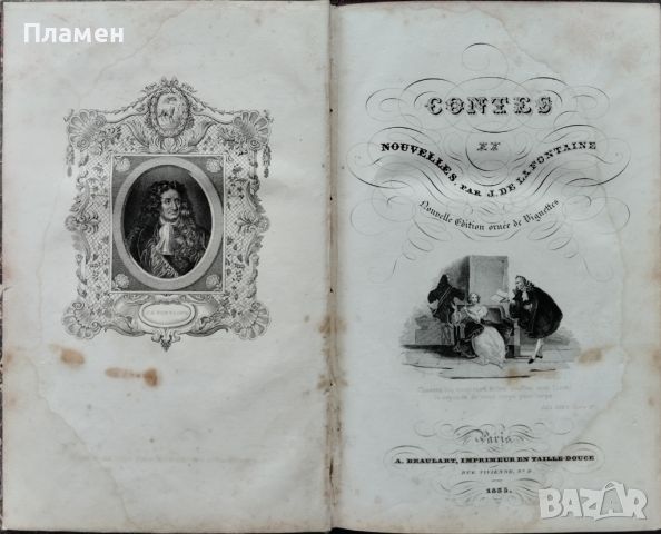 Contes et Nouvelles, par Jean de la Fontaine /1835/, снимка 1 - Антикварни и старинни предмети - 45221070