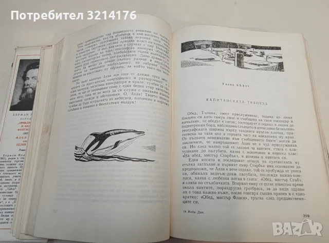 Моби Дик - Херман Мелвил (1962, богато илюстровано издание), снимка 13 - Художествена литература - 49482862