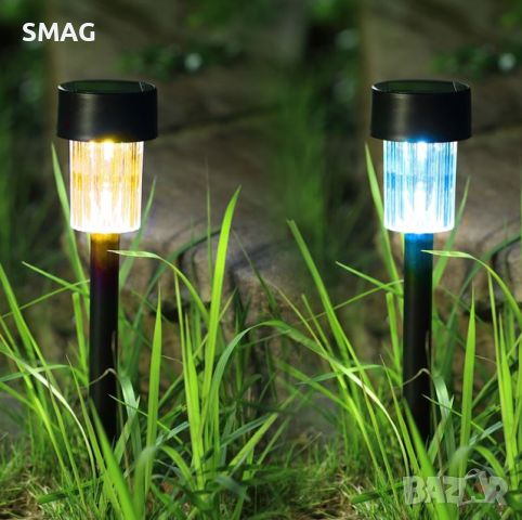 Мини соларен фенер лампа със сменяеми цветове 24см, снимка 1 - Соларни лампи - 45822845