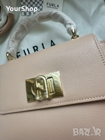 Чисто нова чанта Furla 1927 в бежов цвят, снимка 2 - Чанти - 54059024