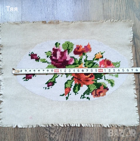 Гоблен с рози , снимка 3 - Гоблени - 50965676
