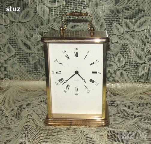 Голям настолен часовник, снимка 2 - Антикварни и старинни предмети - 53965177