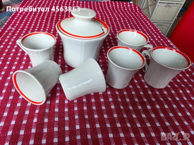 Порцеланов сервиз за кафе, снимка 1