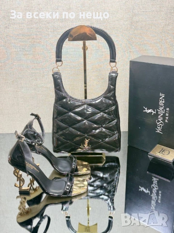 Yves Saint Laurent Дамски Сандали На Ток - Налични Различни Цветове Код SK976, снимка 12 - Сандали - 53730423