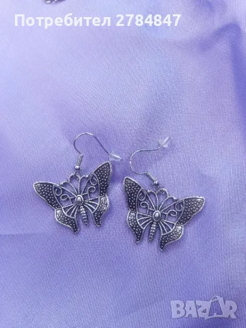 Комплект колие и обици , снимка 6 - Бижутерийни комплекти - 49972311