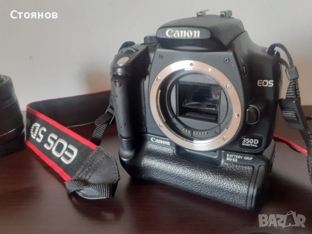 Фотоапарат Canon 350D Japan, снимка 5 - Фотоапарати - 46182172