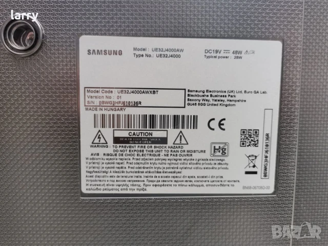 Телевизор Samsung UE32J4000 на части
