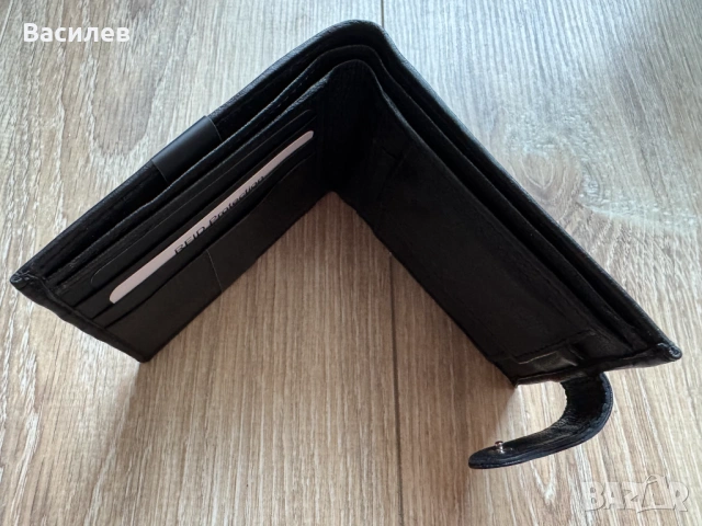 Hudson&James LONDON мъжки портфейл портмоне естествена кожа внос Англия, снимка 6 - Портфейли, портмонета - 47231338