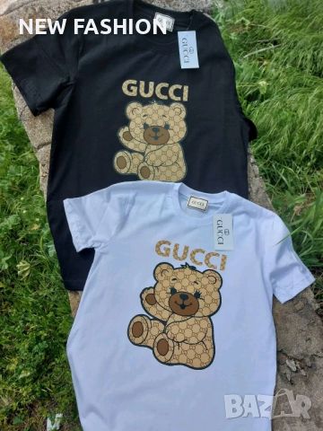 Дамски Памучни Тениски : XS-2XL: GUCCI , снимка 2 - Тениски - 46759269