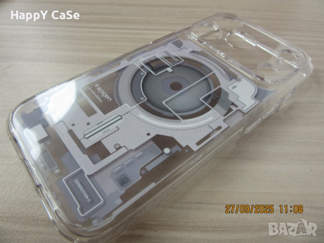 Apple iPhone 17 / Pro / Max / Air / SPIGEN Ultra Hybrid Zero One MagSafe Кейс гръб калъф , снимка 17 - Калъфи, кейсове - 51812171