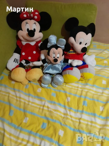 Мики маус и Мини маус и Лабубу, снимка 2 - Плюшени играчки - 53837757