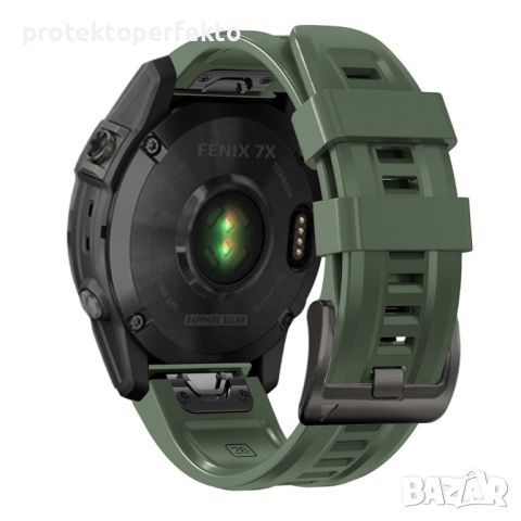 Силиконова каишка за GARMIN FORERUNNER 26mm и 22mm, снимка 18 - Смарт часовници - 46657864