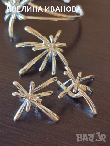 Сребърен комплект, снимка 2 - Бижутерийни комплекти - 52490307