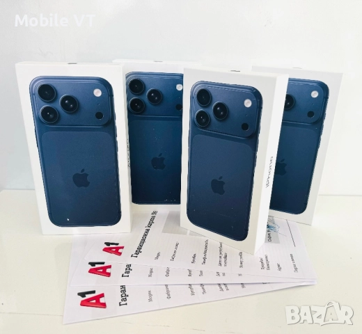 Промо! НОВ! iPhone 17 Pro 256GB Deep Blue ГАРАНЦИЯ 24 Месеца!, снимка 3 - Apple iPhone - 52858471