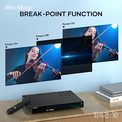 LONPOO HD Blu-Ray Player Full HD 1080p, снимка 8 - Друга електроника - 51888718