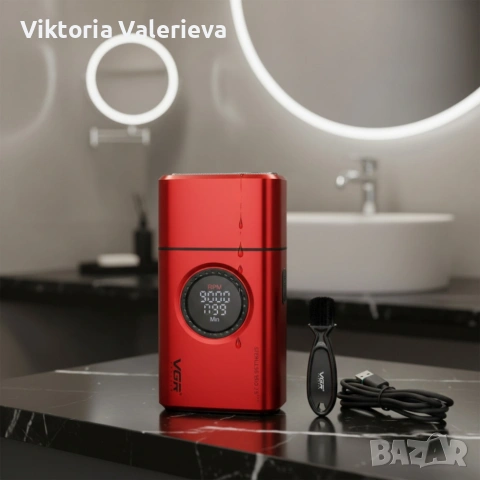 ХИТ.Безжична акумулаторна самобръсначка VGR V-378 - гладко бръснене и дълъг живот на батерията.