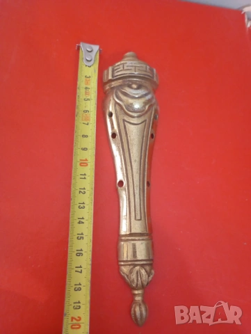 стара метална апликация,обков, снимка 2 - Други ценни предмети - 53075418