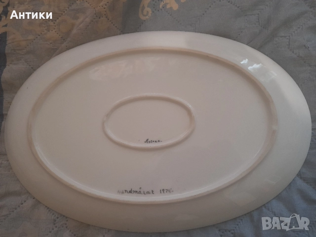 Плато порцелан ръчна изработка картина , снимка 2 - Декорация за дома - 51447186