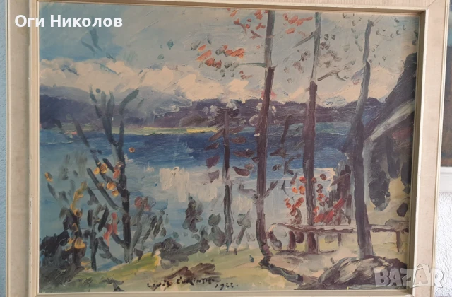 Голяма ефектна репродукция -датирана 1922 година, снимка 6 - Антикварни и старинни предмети - 51075285