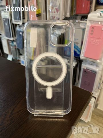 Apple iPhone 13 Силиконов гръб/кейс Mag Cover, снимка 4 - Калъфи, кейсове - 46348615