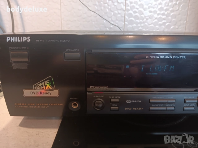 PHILIPS FR 740 съраунд ресийвър, снимка 2 - Ресийвъри, усилватели, смесителни пултове - 52128064