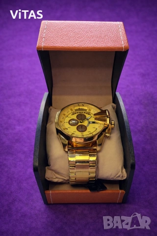 Мъжки часовник Cagarny/ Инспириран от Diesel Mega Chief, снимка 2 - Мъжки - 53487745