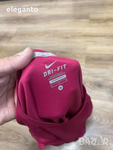 Дамска тениска Nike Miler Pink Dri-Fit , М размер , снимка 8 - Тениски - 51285327