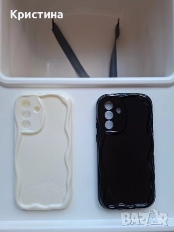 Черен и бял Кейс за SAMSUNG GALAXY A56 5G.