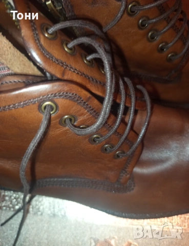 FLORSHEIM 1892 USA ORIGINAL Нови Мъжки Боти Изцяло от Естествена Кожа 44, снимка 5 - Мъжки боти - 53624998