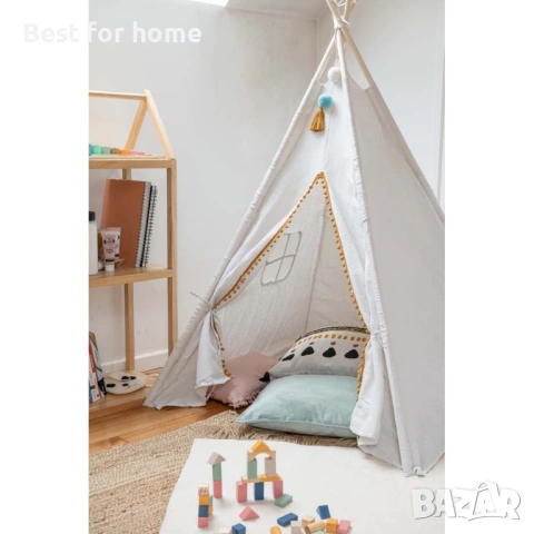 ДЕТСКА ПАЛАТКА ТИПИ, снимка 10 - Играчки за стая - 53573329