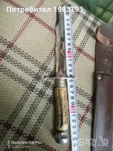 Нож Крис с рогова дръжка., снимка 5 - Ножове - 53811257
