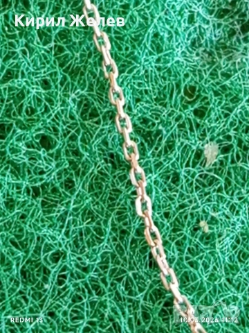 Красив стилен синджир с висулка с инкростация на ЦИРКОНИЙ 30504, снимка 4 - Колиета, медальони, синджири - 53778718