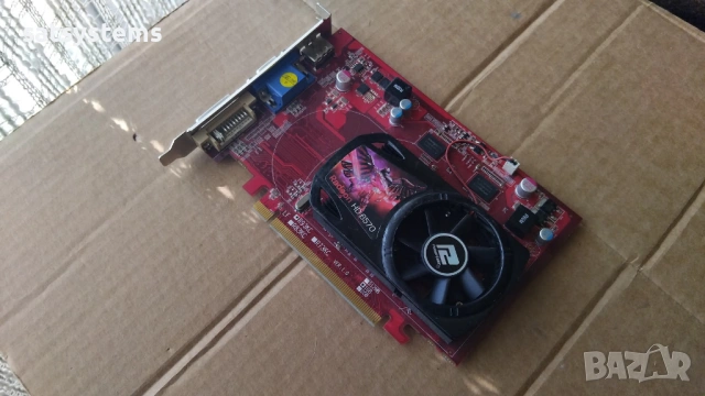 Видео карта AMD Radeon PowerColor HD AX6570 HDMI 1024MB GDDR3 128bit PCI-E, снимка 4 - Видеокарти - 54263238