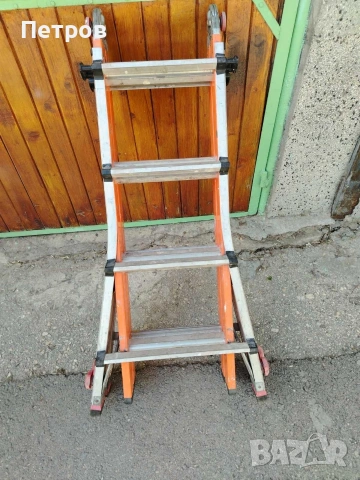 Алуминиева Altrex съъваема стълба 4.10 до 150 кг, снимка 7 - Други инструменти - 54220738