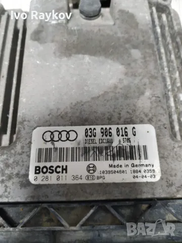 Компютър Audi A3 2.0tdi 140hp Номер: 03G 906 016 G, 03G906016G , 0 281 011 364, снимка 3 - Части - 48810292