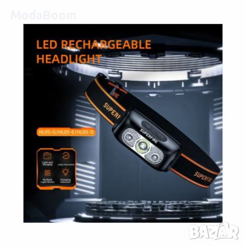 LED челник Led charge headlamp HL-05, снимка 4 - Аксесоари и консумативи - 45582901