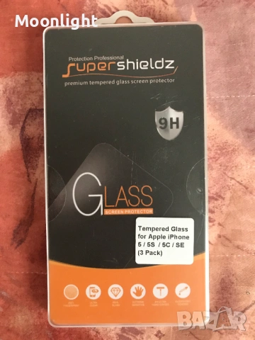 Стъклен протектор iphone SE/iPhone 5/5S / iPhone 5C, снимка 6 - Фолия, протектори - 53134966
