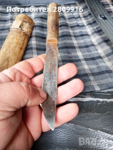 Стар овчарски нож , снимка 2 - Антикварни и старинни предмети - 53934341