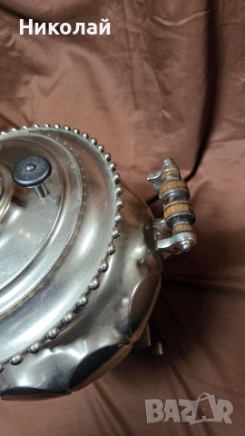 Уникален Самовар Русия империя 1870 Завод Тула, снимка 10 - Антикварни и старинни предмети - 53965561