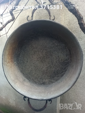 Голяма медна тава за лютеница