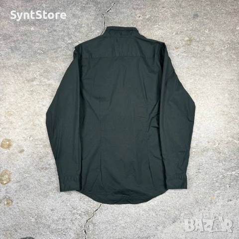 Оригинална риза Tommy Hilfiger Slim Fit Stretch - размер XL - Черна, снимка 2 - Ризи - 53302513