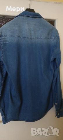 Мъжка дънкова риза Jack & Jones, снимка 11 - Ризи - 53935940