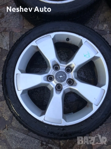 4бр. Алуминиеви джанти от Opel Antara 18 цола., снимка 2 - Гуми и джанти - 52597773