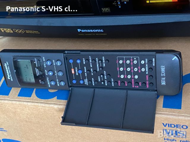 Panasonic NV-F55B Hi-Fi stereo VHS recorder, снимка 7 - Плейъри, домашно кино, прожектори - 45197030