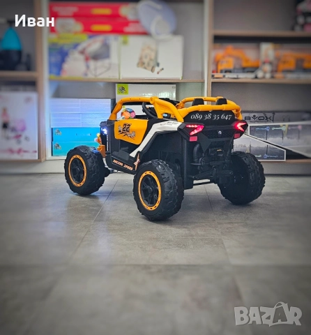 ТОП ЦЕНА!НОВО!Акумулаторен джип Kansas WHITE с 24V батерия,EVA гуми,4x4,USB, снимка 8 - Електрически играчки - 51764872