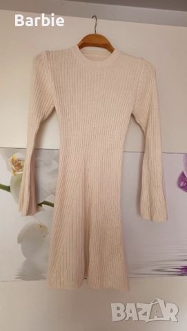 Дамска плетена рокля