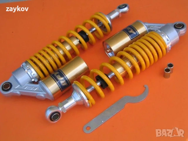 Жълт RFY амортисьор за въздух и газ 340 мм, подходящ за VMAX V-MAX RD250 RD350 350 