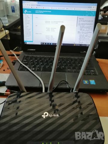 Рутер TP-LINK Archer C20 AC 750, снимка 4 - Рутери - 46654624