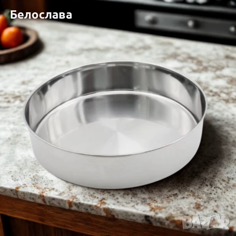 Кръгли тави за печене Rosberg  – Емайлирани, снимка 1